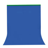 Maxbell Collapsible Screen Backdrop Wrinkle Resistant for Studio Video Recording 2mx3m Blue Green