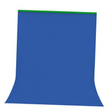 Maxbell Collapsible Screen Backdrop Wrinkle Resistant for Studio Video Recording 2mx3m Blue Green