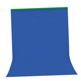 Maxbell Collapsible Screen Backdrop Wrinkle Resistant for Studio Video Recording 2mx3m Blue Green
