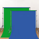 Maxbell Collapsible Screen Backdrop Wrinkle Resistant for Studio Video Recording 2mx3m Blue Green