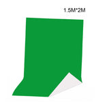 Maxbell Collapsible Screen Backdrop Wrinkle Resistant for Studio Video Recording 1.5mx2m Green White