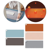Maxbell Maxbell Heated Desk Mat Shut Off Constant Temperature for Table Desktop Office Light Gray