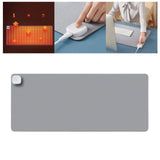 Maxbell Maxbell Heated Desk Mat Shut Off Constant Temperature for Table Desktop Office Light Gray