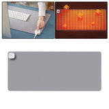 Maxbell Maxbell Heated Desk Mat Shut Off Constant Temperature for Table Desktop Office Light Gray