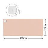 Maxbell Maxbell Heated Desk Mat Shut Off Constant Temperature for Table Desktop Office Pink