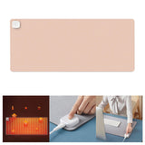 Maxbell Maxbell Heated Desk Mat Shut Off Constant Temperature for Table Desktop Office Pink