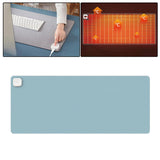 Maxbell Maxbell Heated Desk Mat Shut Off Constant Temperature for Table Desktop Office Blue
