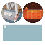 Maxbell Maxbell Heated Desk Mat Shut Off Constant Temperature for Table Desktop Office Blue