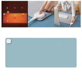 Maxbell Maxbell Heated Desk Mat Shut Off Constant Temperature for Table Desktop Office Blue