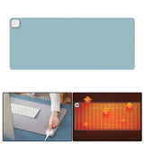 Maxbell Maxbell Heated Desk Mat Shut Off Constant Temperature for Table Desktop Office Blue