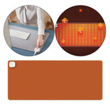 Maxbell Maxbell Heated Desk Mat Shut Off Constant Temperature for Table Desktop Office Orange