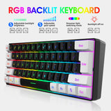 Maxbell Gaming Keyboard PC Keyboard Multifunctional Portable Ergonomic for PC Office