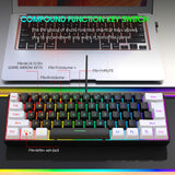 Maxbell Gaming Keyboard PC Keyboard Multifunctional Portable Ergonomic for PC Office