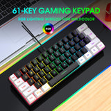 Maxbell Gaming Keyboard PC Keyboard Multifunctional Portable Ergonomic for PC Office