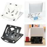 Maxbell Laptop stand Desk Laptop Riser with 360° Rotating Base Foldable Portable Black