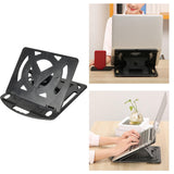 Maxbell Laptop stand Desk Laptop Riser with 360° Rotating Base Foldable Portable Black