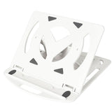 Maxbell Laptop stand Desk Laptop Riser with 360° Rotating Base Foldable Portable White