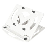 Maxbell Laptop stand Desk Laptop Riser with 360° Rotating Base Foldable Portable White