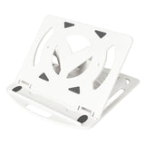 Maxbell Laptop stand Desk Laptop Riser with 360° Rotating Base Foldable Portable White