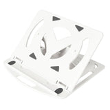 Maxbell Laptop stand Desk Laptop Riser with 360° Rotating Base Foldable Portable White