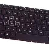 Maxbell Sturdy US Layout Keyboard Plastic with Backlight for 15-Ce199NR 15-Ce198WM