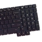 Maxbell Sturdy US Layout Keyboard Plastic with Backlight for 15-Ce199NR 15-Ce198WM