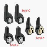 Maxbell 2x Swivel Caster Wheels Suitcase Traveling Repair DIY Outdoor Luggage Wheel StyleA