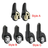 Maxbell 2x Swivel Caster Wheels Suitcase Traveling Repair DIY Outdoor Luggage Wheel StyleA