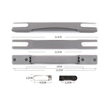 Maxbell Luggage Case Pull Handle Trolley Case Accessories for Carrying Case Trunk Gray