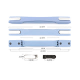 Maxbell Luggage Case Pull Handle Trolley Case Accessories for Carrying Case Trunk Blue