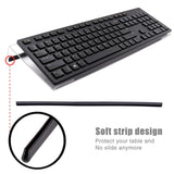 Maxbell Universal Desk Keyboard Holder Tray Durable with Silicone Strip for Working