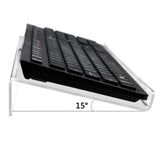 Maxbell Universal Desk Keyboard Holder Tray Durable with Silicone Strip for Working