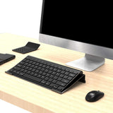 Maxbell Universal Desk Keyboard Holder Tray Durable with Silicone Strip for Working