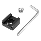 Maxbell Cold Shoe Mount Adapter Base Aluminum Alloy for Slr Camera Flash Light
