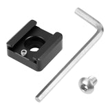 Maxbell Cold Shoe Mount Adapter Base Aluminum Alloy for Slr Camera Flash Light