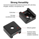 Maxbell Cold Shoe Mount Adapter Base Aluminum Alloy for Slr Camera Flash Light