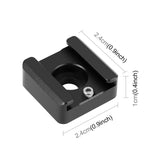 Maxbell Cold Shoe Mount Adapter Base Aluminum Alloy for Slr Camera Flash Light