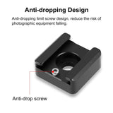 Maxbell Cold Shoe Mount Adapter Base Aluminum Alloy for Slr Camera Flash Light