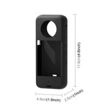 Maxbell Protective Cover with Silicone Anti Fingerprint Shockproof for Action Camera black