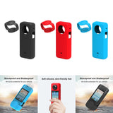 Maxbell Protective Cover with Silicone Anti Fingerprint Shockproof for Action Camera black