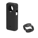 Maxbell Protective Cover with Silicone Anti Fingerprint Shockproof for Action Camera black