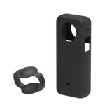 Maxbell Protective Cover with Silicone Anti Fingerprint Shockproof for Action Camera black