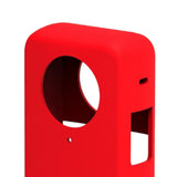 Maxbell Protective Cover with Silicone Anti Fingerprint Shockproof for Action Camera red