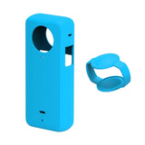 Maxbell Protective Cover with Silicone Anti Fingerprint Shockproof for Action Camera blue