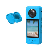 Maxbell Protective Cover with Silicone Anti Fingerprint Shockproof for Action Camera blue