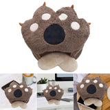 Maxbell USB Heating Mouse pad Warmer with Wrist Rest for Working Gaming Men Light Brown