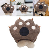 Maxbell USB Heating Mouse pad Warmer with Wrist Rest for Working Gaming Men Light Brown