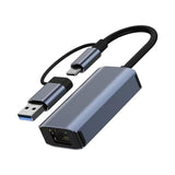 Maxbell USB Ethernet Adapter Type c Lightweight USB 3.0 Port for Laptop PC