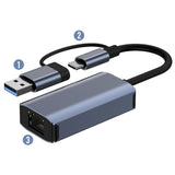 Maxbell USB Ethernet Adapter Type c Lightweight USB 3.0 Port for Laptop PC