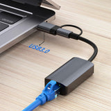 Maxbell USB Ethernet Adapter Type c Lightweight USB 3.0 Port for Laptop PC